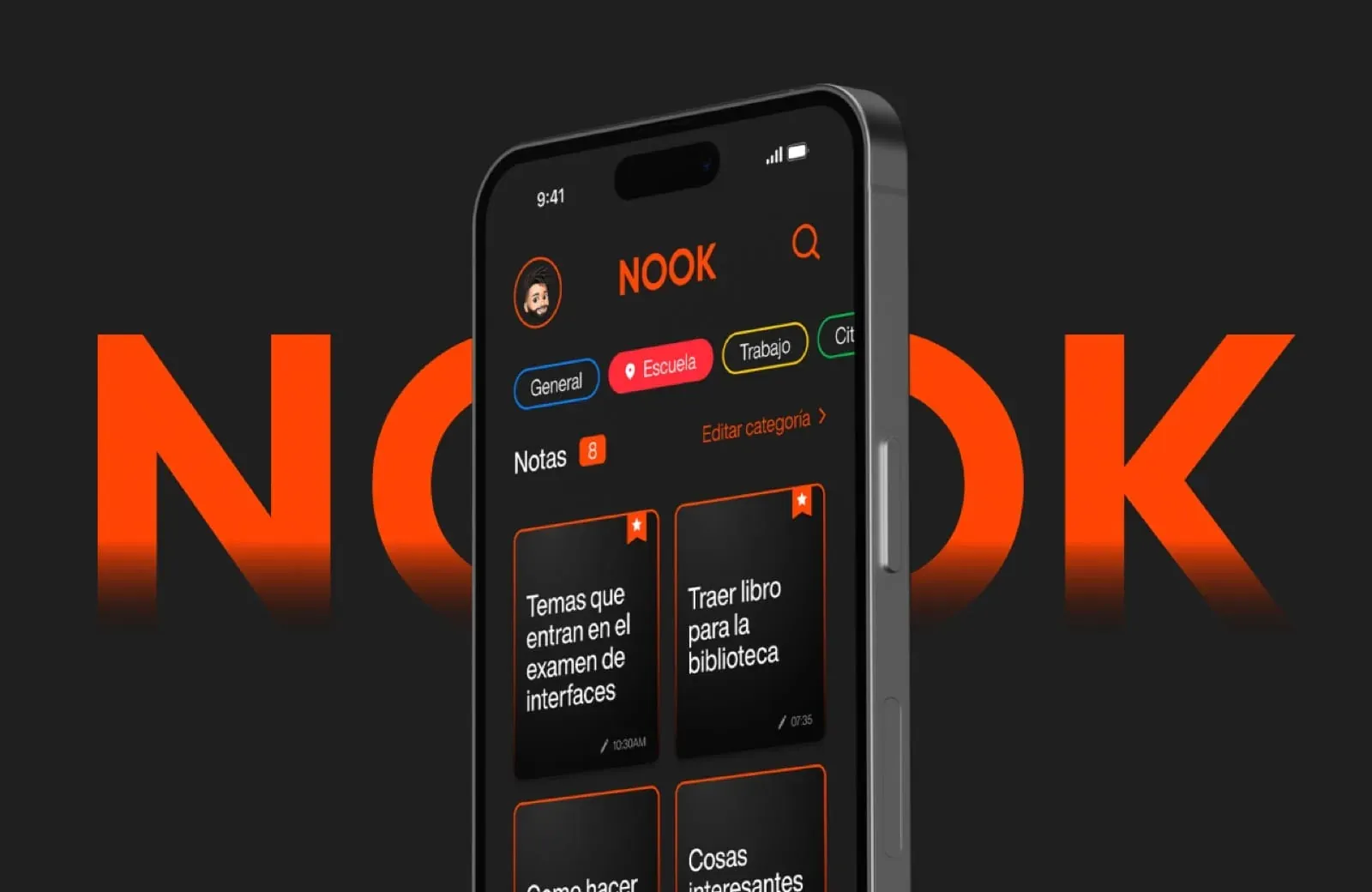Nook App - Productividad